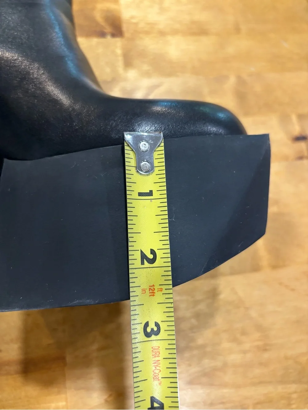 United Nude Stage Boot Black Leather Platform Boots EU 40 US 7 Men or 9 Women